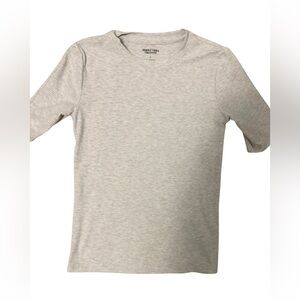Simply Vera Vera Wang Heather Gray Short Sleeve Tee